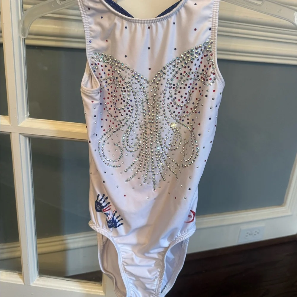 Chalk Warrior USA Leotard EUC - Picture 1 of 2